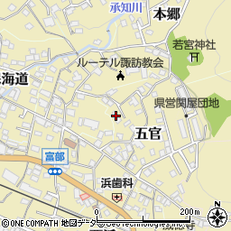 長野県諏訪郡下諏訪町6623周辺の地図