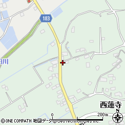 茨城県行方市西蓮寺645周辺の地図