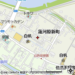 茨城県土浦市蓮河原新町7-6周辺の地図