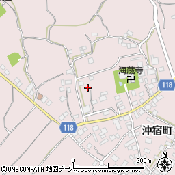 茨城県土浦市沖宿町周辺の地図