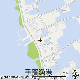 茨城県行方市手賀214-1周辺の地図
