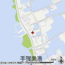 茨城県行方市手賀214周辺の地図