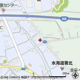 茨城県常総市大生郷町2863-2周辺の地図