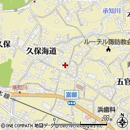 長野県諏訪郡下諏訪町6561周辺の地図