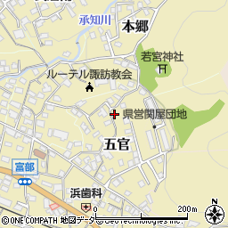 長野県諏訪郡下諏訪町6652周辺の地図