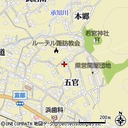 長野県諏訪郡下諏訪町6628周辺の地図
