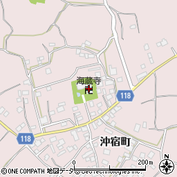 海蔵寺周辺の地図