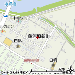 茨城県土浦市蓮河原新町6-24周辺の地図