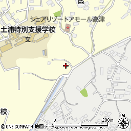 茨城県土浦市上高津1222周辺の地図