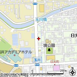 トヨタレンタリース福井日光店周辺の地図