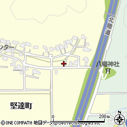 福井県福井市堅達町8周辺の地図