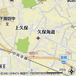 長野県諏訪郡下諏訪町5728周辺の地図