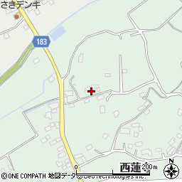 茨城県行方市西蓮寺635周辺の地図