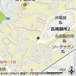 長野県岡谷市長地御所周辺の地図