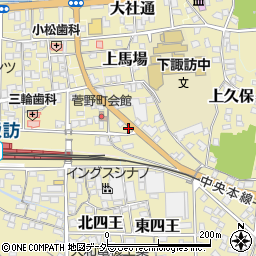 長野県諏訪郡下諏訪町菅野町周辺の地図