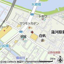 茨城県土浦市蓮河原新町2周辺の地図