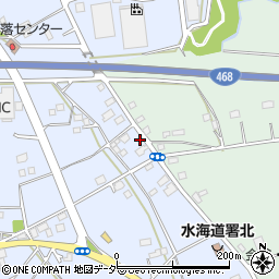 茨城県常総市大生郷町2869-1周辺の地図