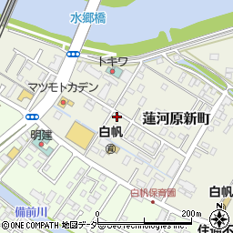 茨城県土浦市蓮河原新町7-1周辺の地図