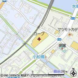 ベーカーシェフ土浦店周辺の地図