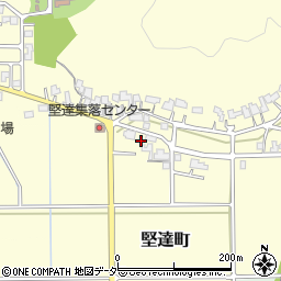 福井県福井市堅達町9周辺の地図