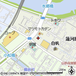 茨城県土浦市蓮河原新町2-1周辺の地図