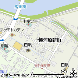 茨城県土浦市蓮河原新町6-28周辺の地図