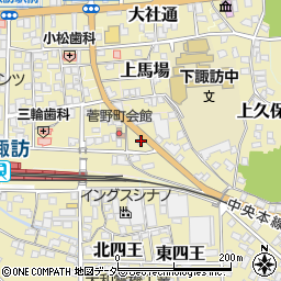 長野県諏訪郡下諏訪町5440-1周辺の地図