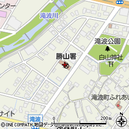 勝山警察署周辺の地図