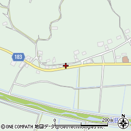 茨城県行方市山田1353周辺の地図