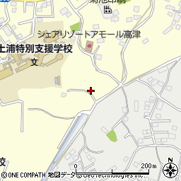 茨城県土浦市上高津1221周辺の地図