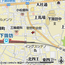 長野県諏訪郡下諏訪町5427周辺の地図