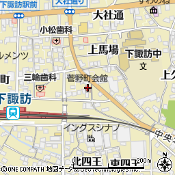 長野県諏訪郡下諏訪町5426周辺の地図