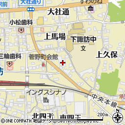 長野県諏訪郡下諏訪町5440周辺の地図