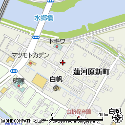 茨城県土浦市蓮河原新町6-2周辺の地図