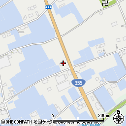 茨城県行方市手賀1345周辺の地図