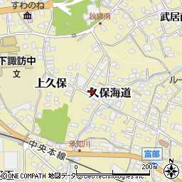 長野県諏訪郡下諏訪町5734周辺の地図