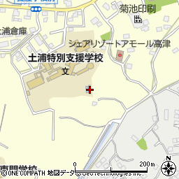 茨城県土浦市上高津1367周辺の地図