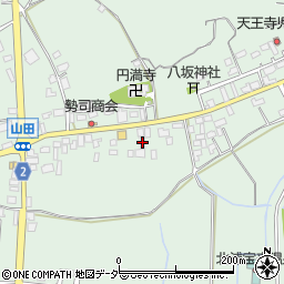 茨城県行方市山田469周辺の地図