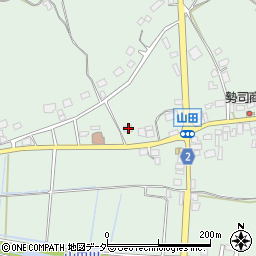 茨城県行方市山田1330周辺の地図