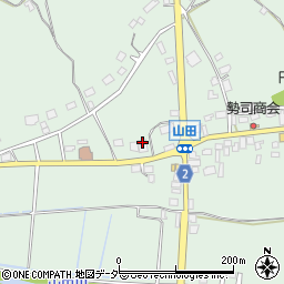 茨城県行方市山田1325周辺の地図