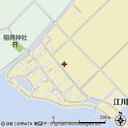 茨城県鉾田市江川周辺の地図