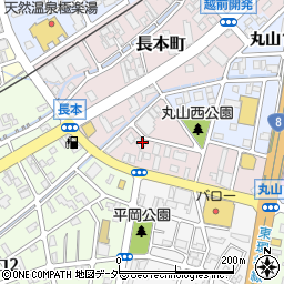 福井県福井市長本町401周辺の地図