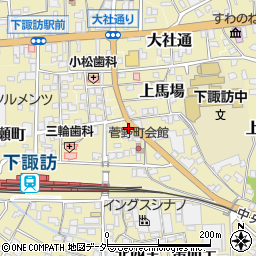 長野県諏訪郡下諏訪町5428周辺の地図