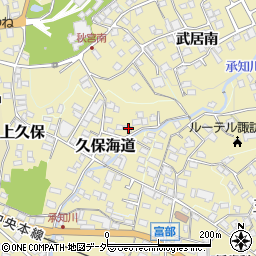長野県諏訪郡下諏訪町6038周辺の地図