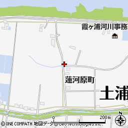茨城県土浦市蓮河原町周辺の地図