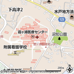 霞ヶ浦医療センター（国立病院機構）周辺の地図