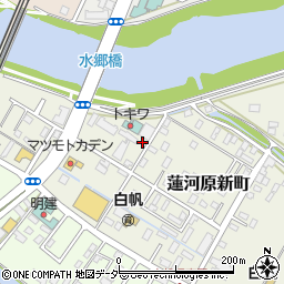 茨城県土浦市蓮河原新町3-18周辺の地図