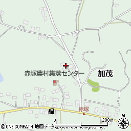 茨城県かすみがうら市加茂3532周辺の地図