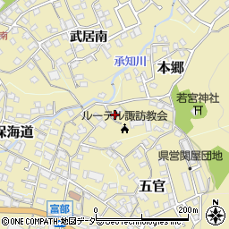 長野県諏訪郡下諏訪町6598周辺の地図