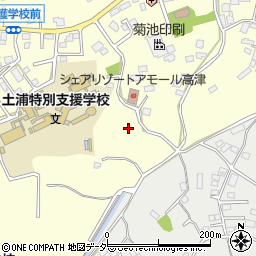 茨城県土浦市上高津1218-8周辺の地図